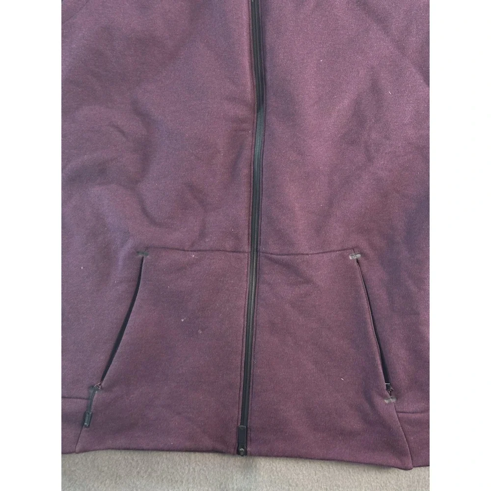 Jordan‎ Hoodie Mens XLT Purple Zip Fleece Shield Elephant Print Face Mask